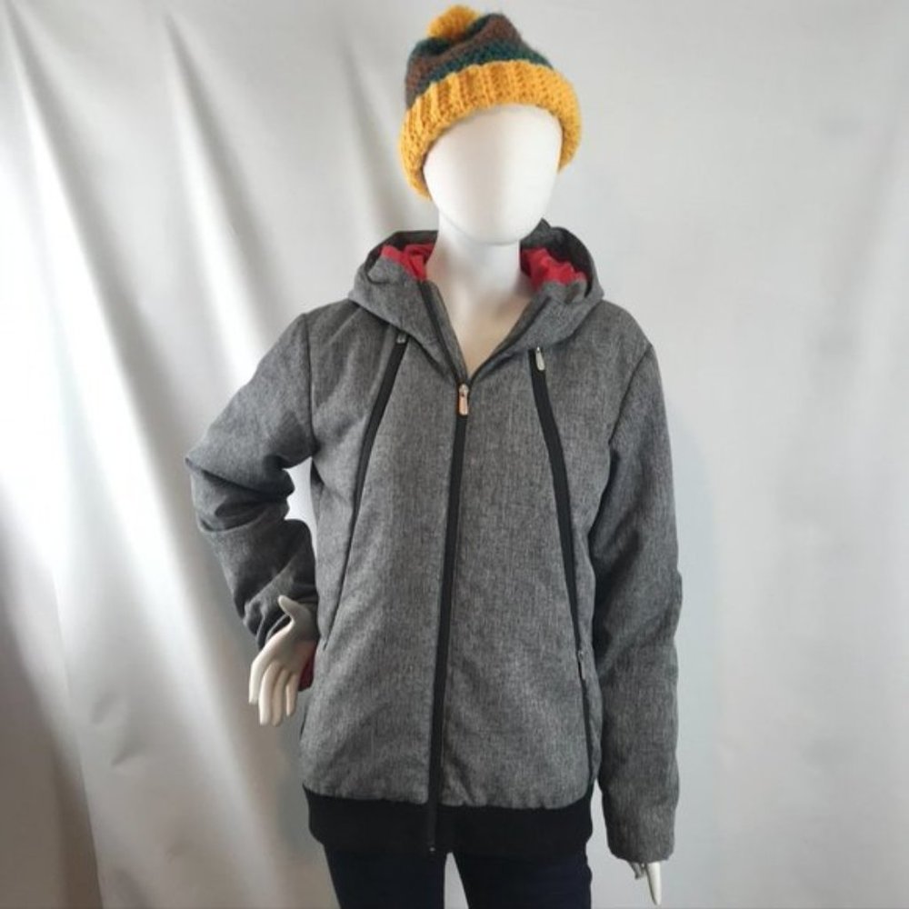 Genio Lamode Salt & Pepper Down Jacket - Picture 4 of 15
